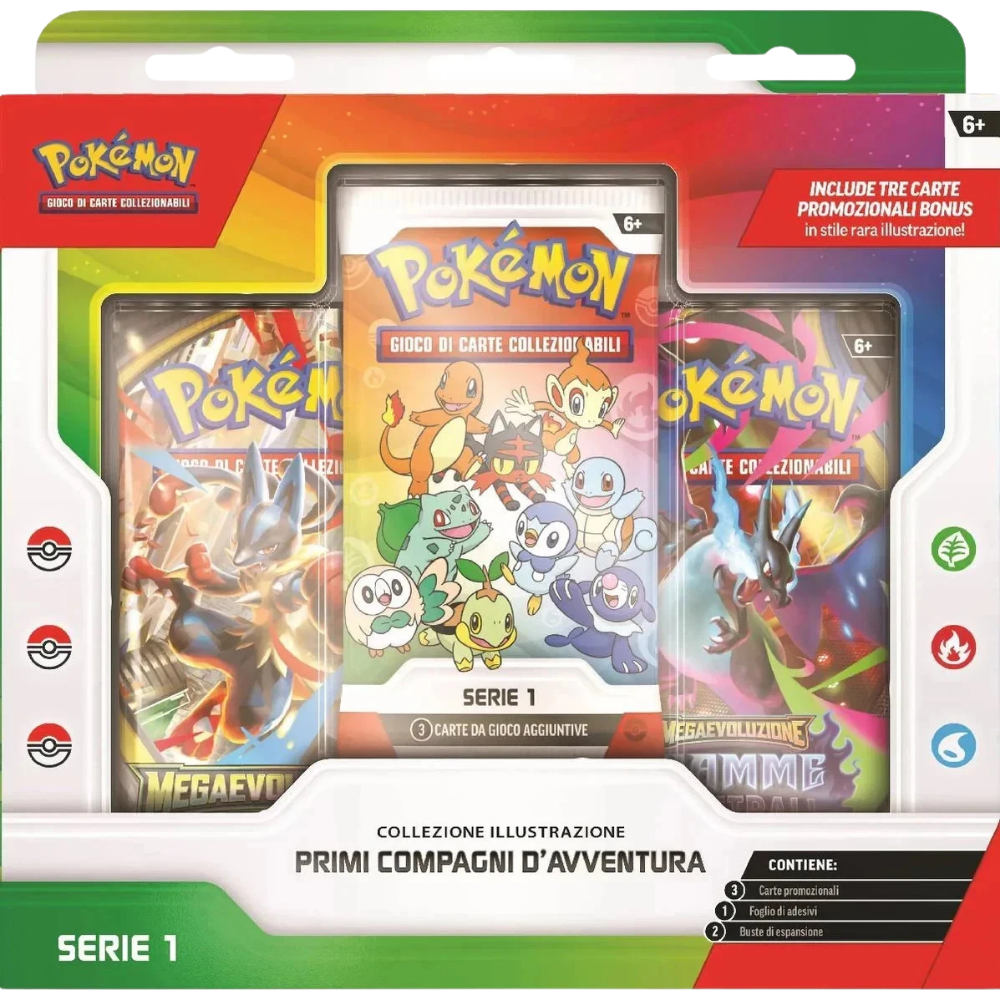 Pokémon First Partner Illustration Collection Series 1 - ITA / ENG