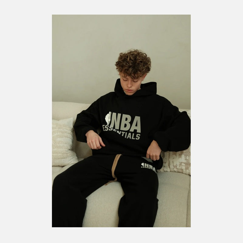 Fear of God Essentials Fleece Hoodie 'NBA Black'