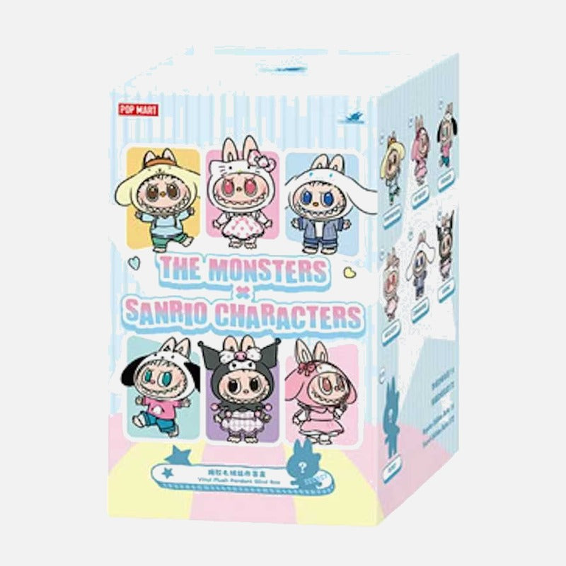 Pop Mart The Monsters Labubu x Hello Kitty and Friends/Sanrio Characters Series Sealed Case Single Blind Box
