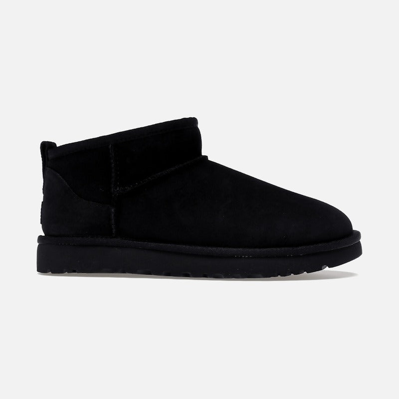 ugg classic ultra mini boot black (women's)