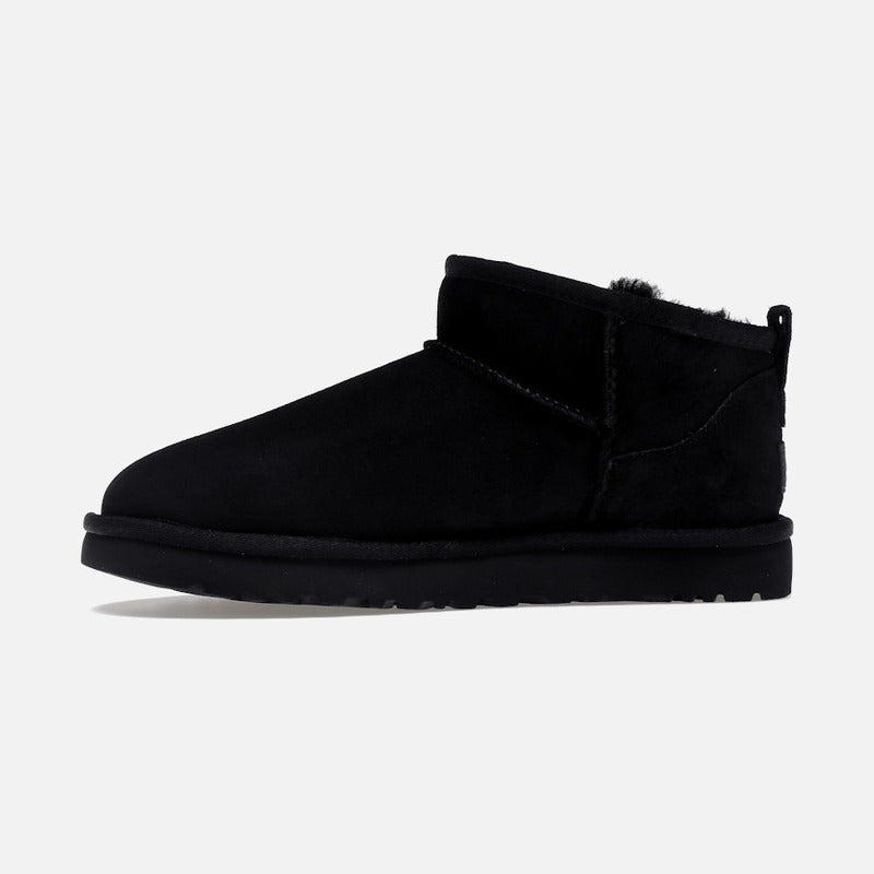 ugg classic ultra mini boot black (women's)