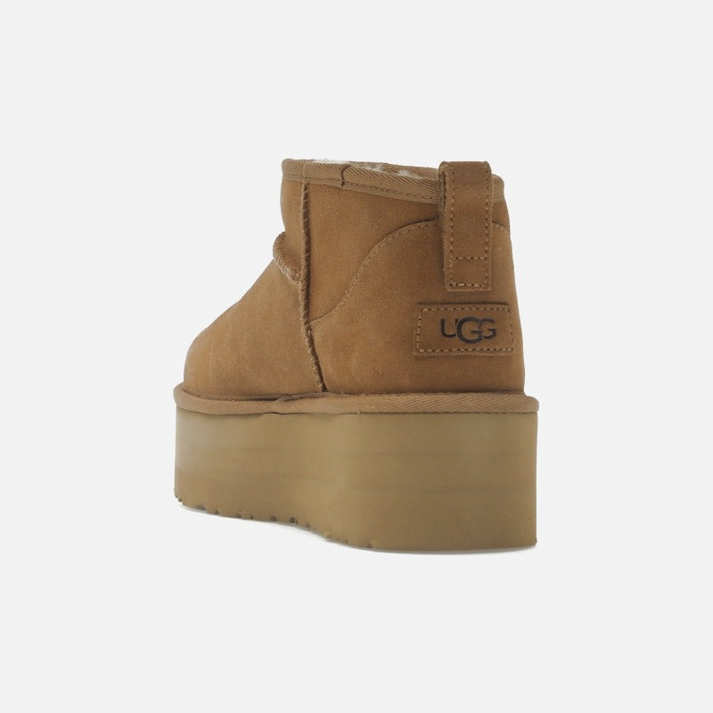 ugg classic ultra mini platform boot chestnut (women's)
