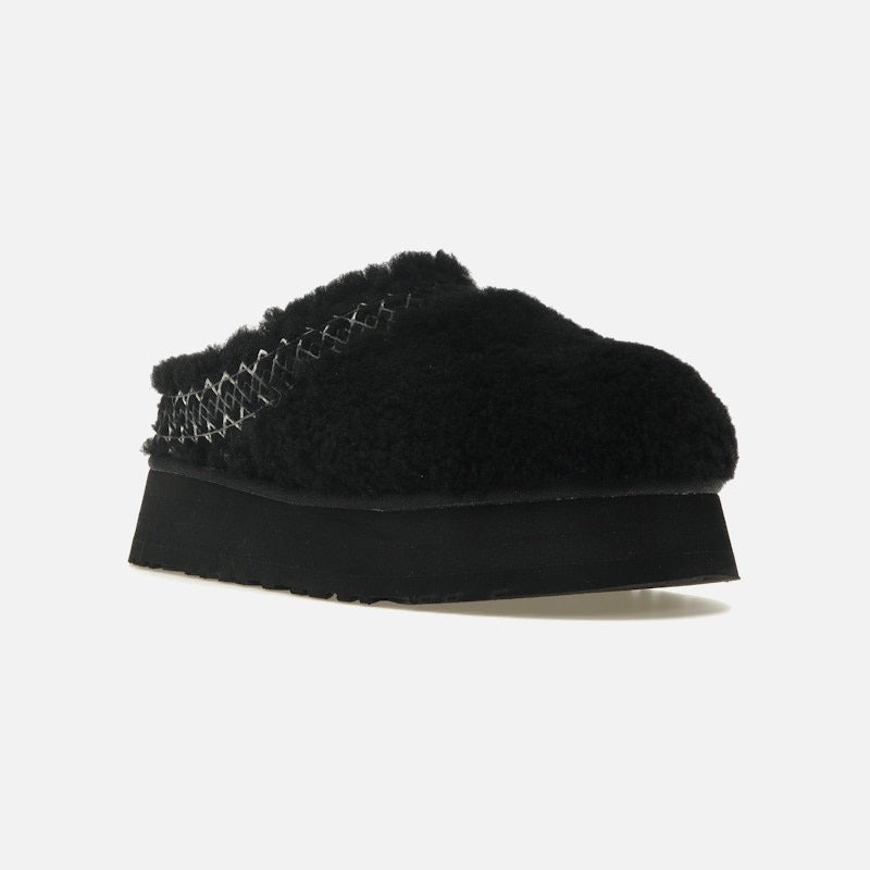 ugg tazz slipper heritage braid black (women's)