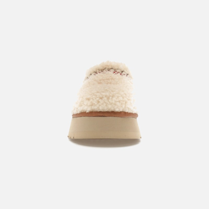 ugg tazz slipper heritage braid natural (women's)