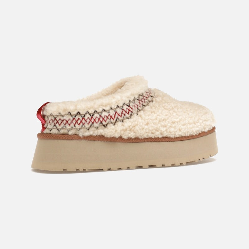 ugg tazz slipper heritage braid natural (women's)