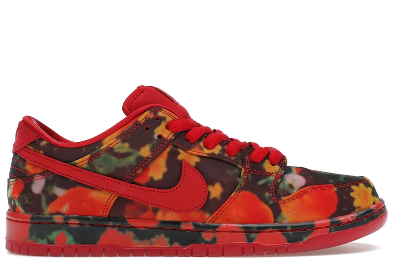 Nike Sb Dunk Low The Wizard Of Oz Poppy Field, sneakers,FZ1291-600, Nike Dunk Low SB, 1, 197861376327,