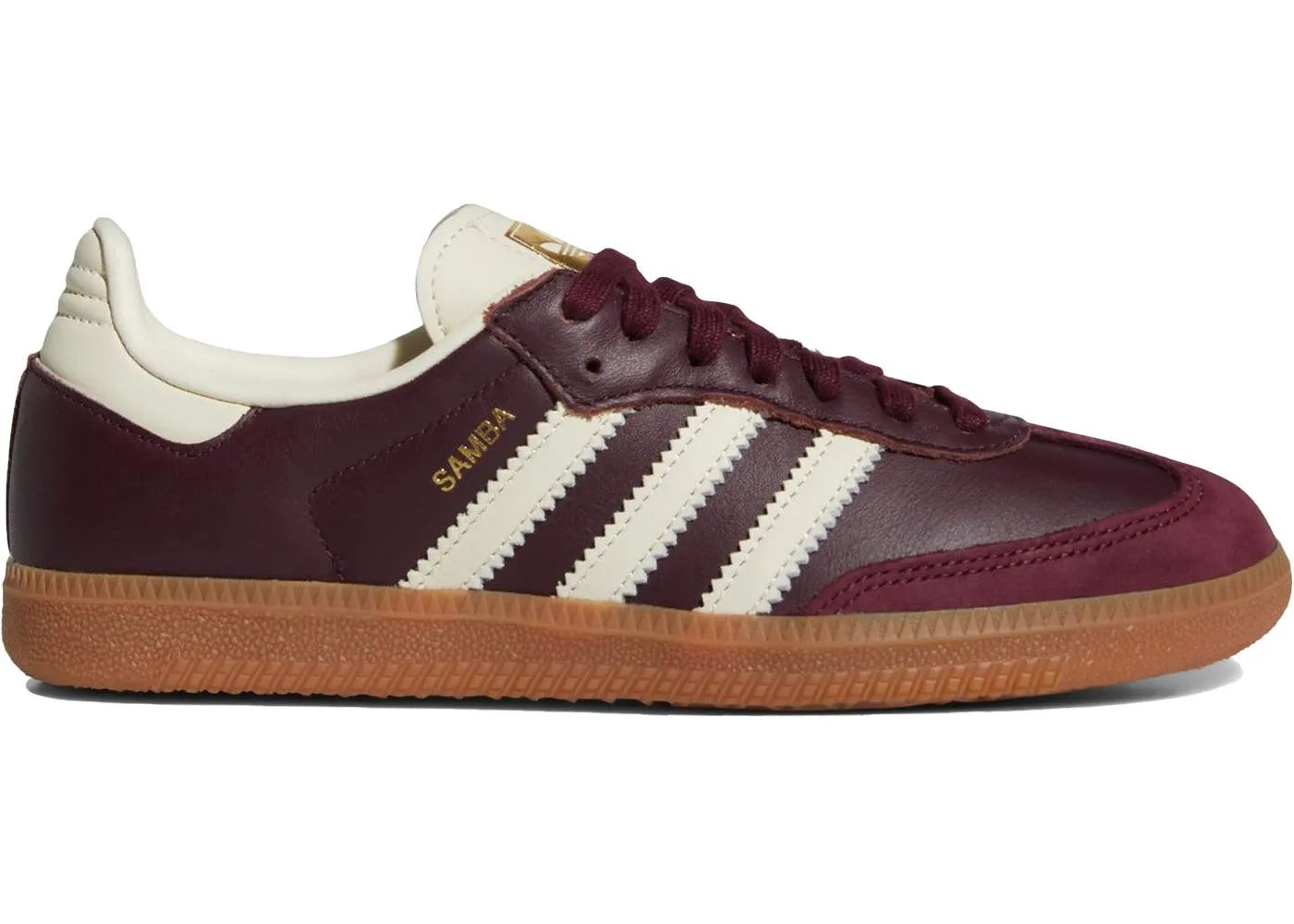 adidas samba og maroon gold metallic (women's), sneakers,ID0477, Adidas Samba, 1, 196472714108,