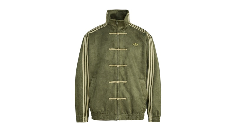 Adidas CTT Chinese Track Top 3.1 Gender Neutral Jacket (Asia Sizing) Olive
