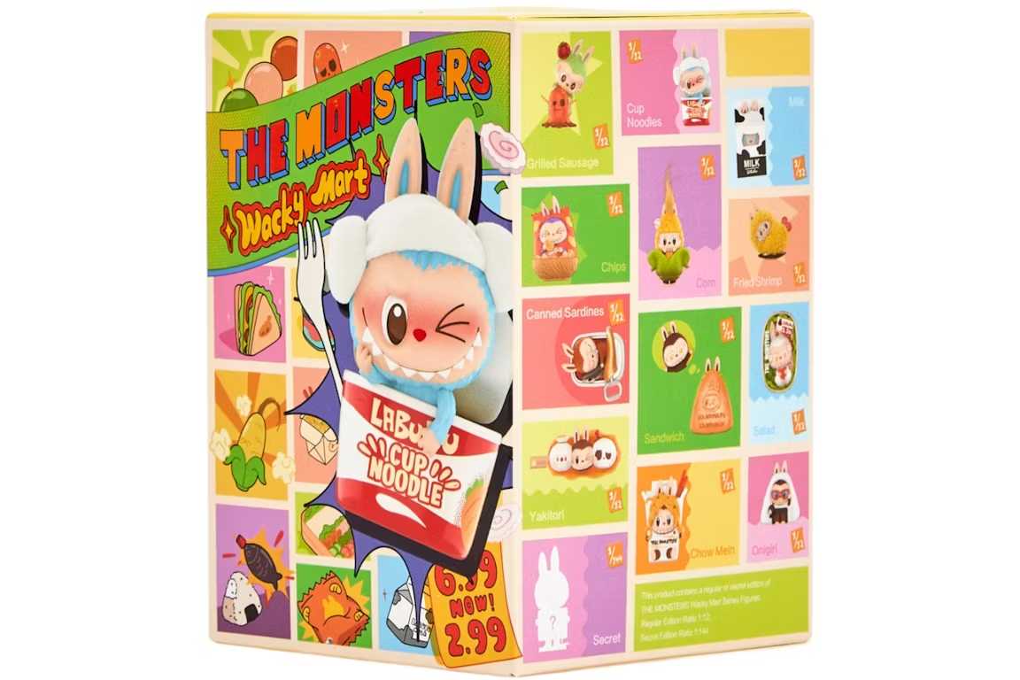 Labubu The Monsters Wacky Mart Series Figure Single Blind Box, collectibles,, Belfagorsneakers, 1, ,