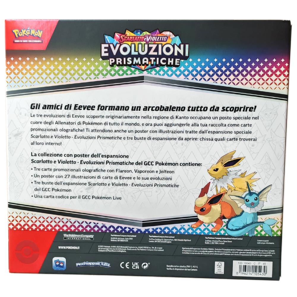 Pokémon Evoluzioni Prismatiche Collezione con Poster - ITA, collectibles,, Pokemon, 2, ,