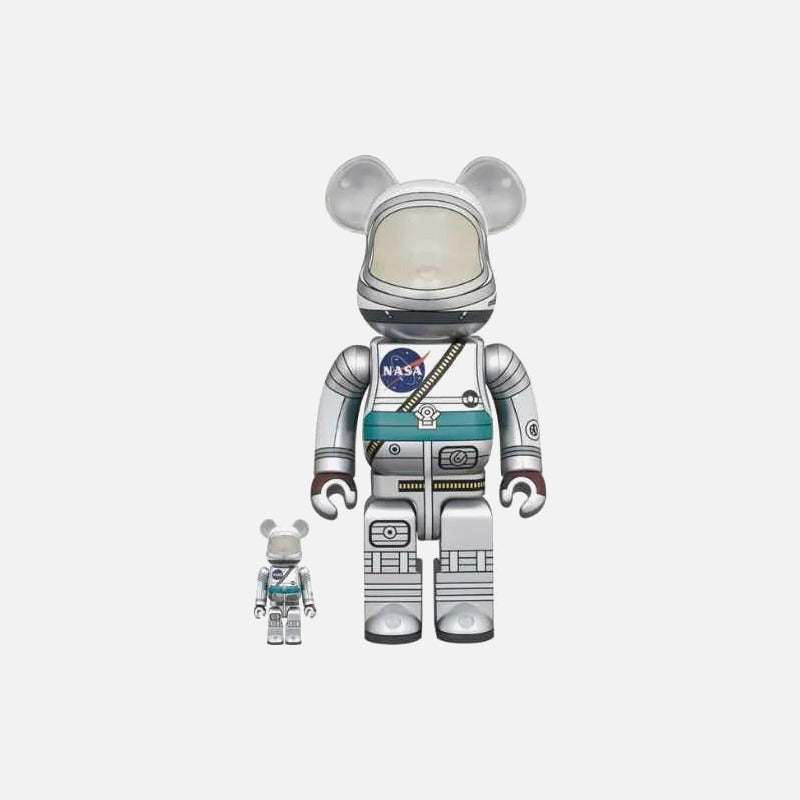 BEARBRICK 100% 400% PROJECT MERCURY ASTRONAUT
