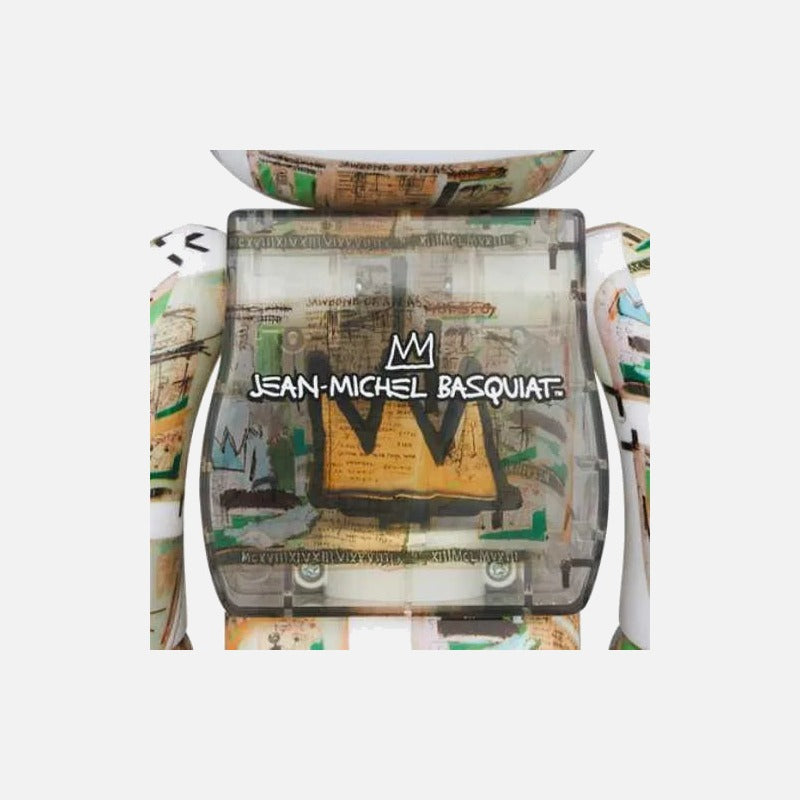 BEARBRICK 100% 400% JEAN-MICHEL BASQUIAT KING PLEASURE