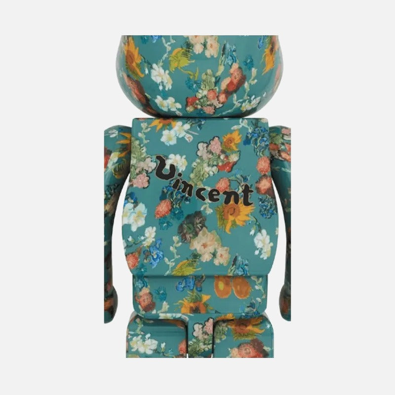 Bearbrick X Van Gogh Museum Floral Pattern 50th Anniversary 1000%