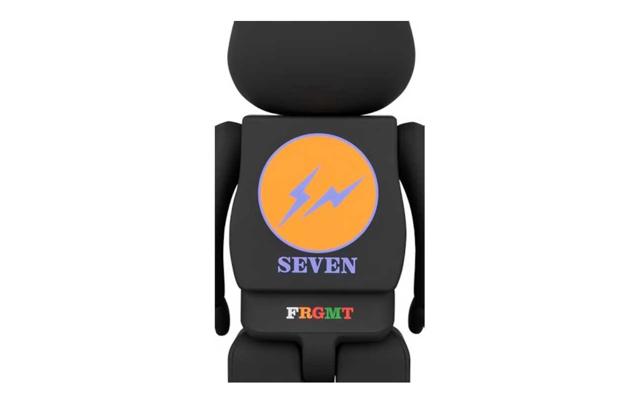 Bearbrick Robert Indiana X Fragmentdesign 100% & 400% Set Black/White, collectibles,, Bearbrick, 2, ,