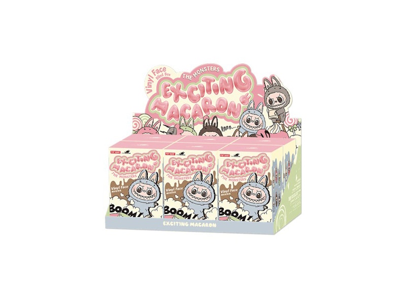 Pop Mart Labubu The Monsters Tasty Macarons Vinyl Face Blind Box Whole Set (6 Blind Boxes), collectibles,BB6, Pop Mart, 1, ,