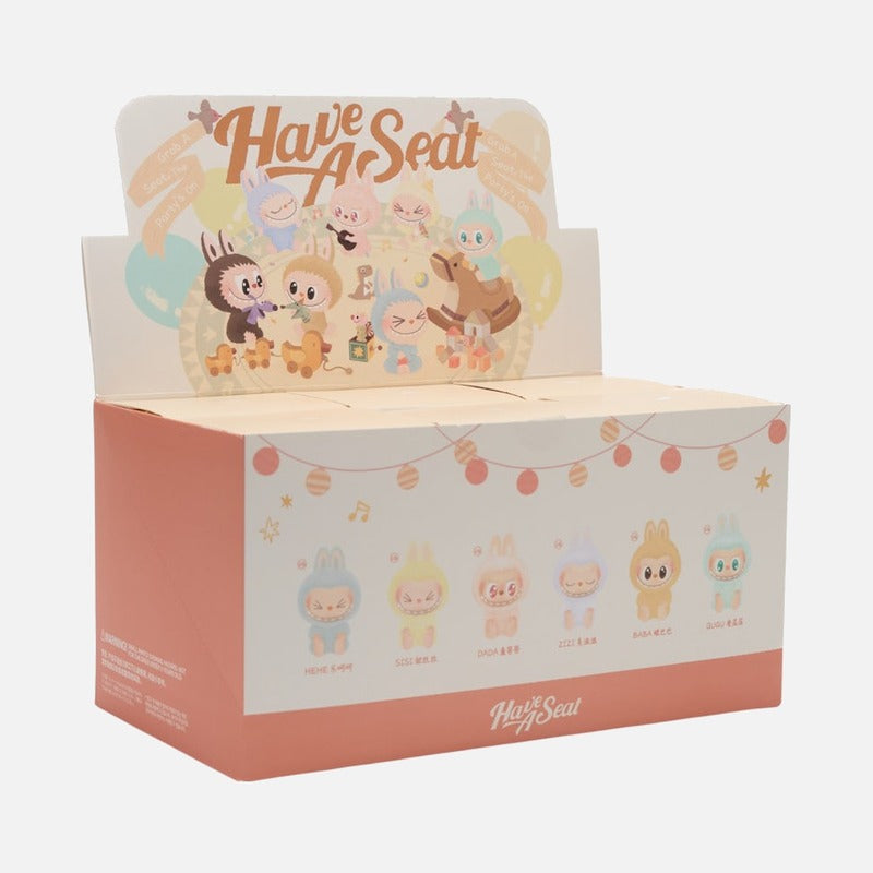 Labubu The Monsters Have A Seat Vinyl Plush Sealed Case (6 Blind Boxes)