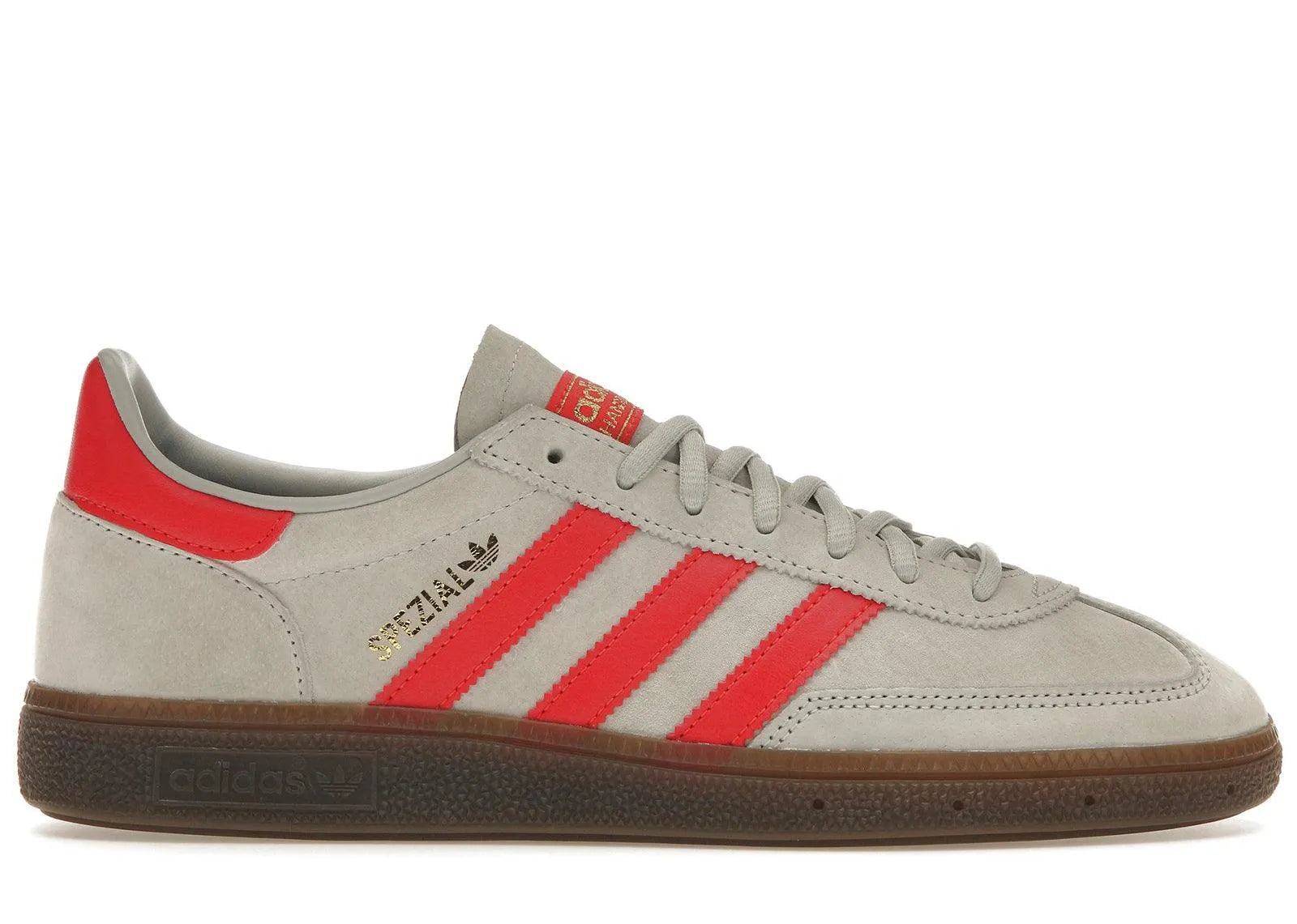 Adidas Handball Spezial Grey Hi-Res Red, sneakers,EF5747, Adidas Handball Spezial, 1, ,