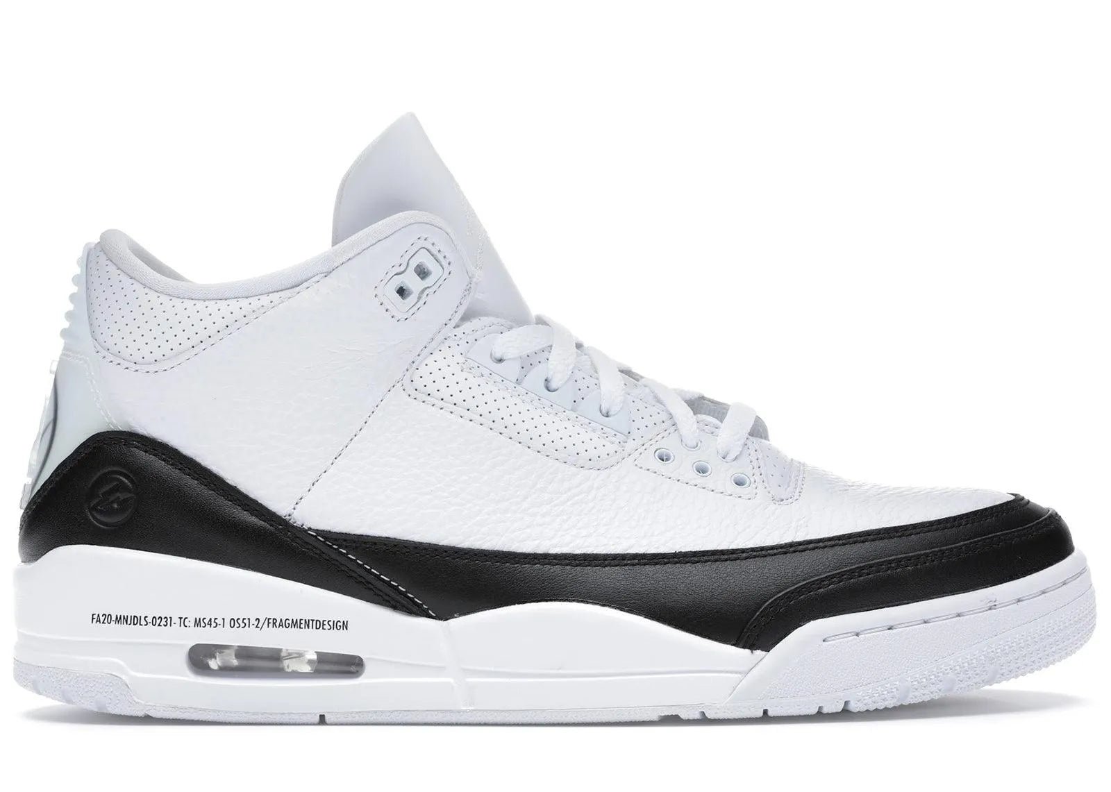Jordan 3 Retro Fragment, sneakers,DA3595-100, Air Jordan 3, 1, 194497190495,
