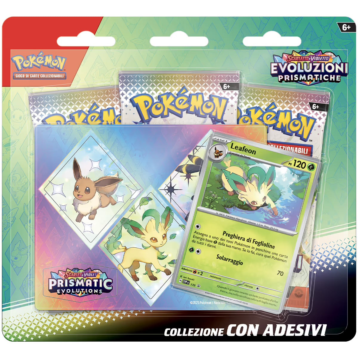 Pokémon Evoluzioni Prismatiche Collezione con Adesivo - ITA, collectibles,EVOLUZIONI, Pokemon, 1, ,