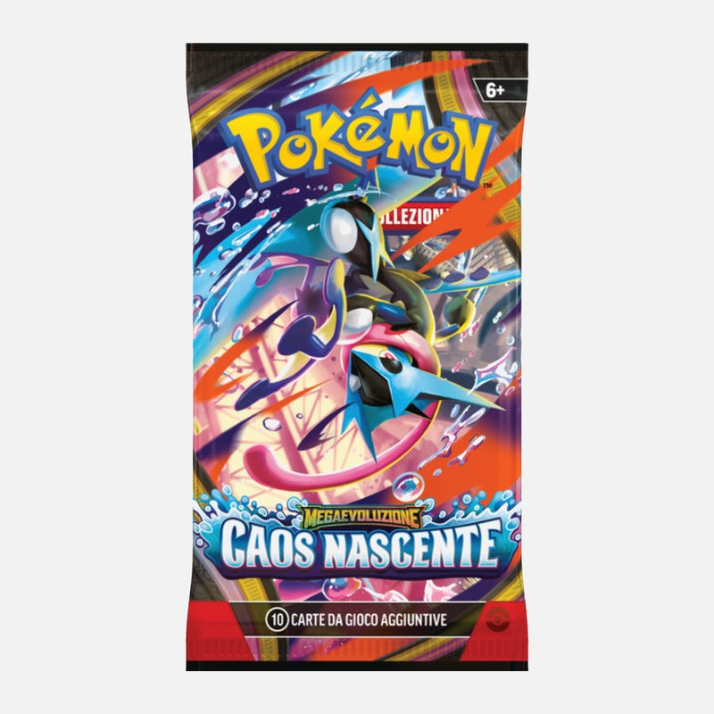 Pokémon Caos Nascente Bustina 10 Carte Mega Evoluzione ITA