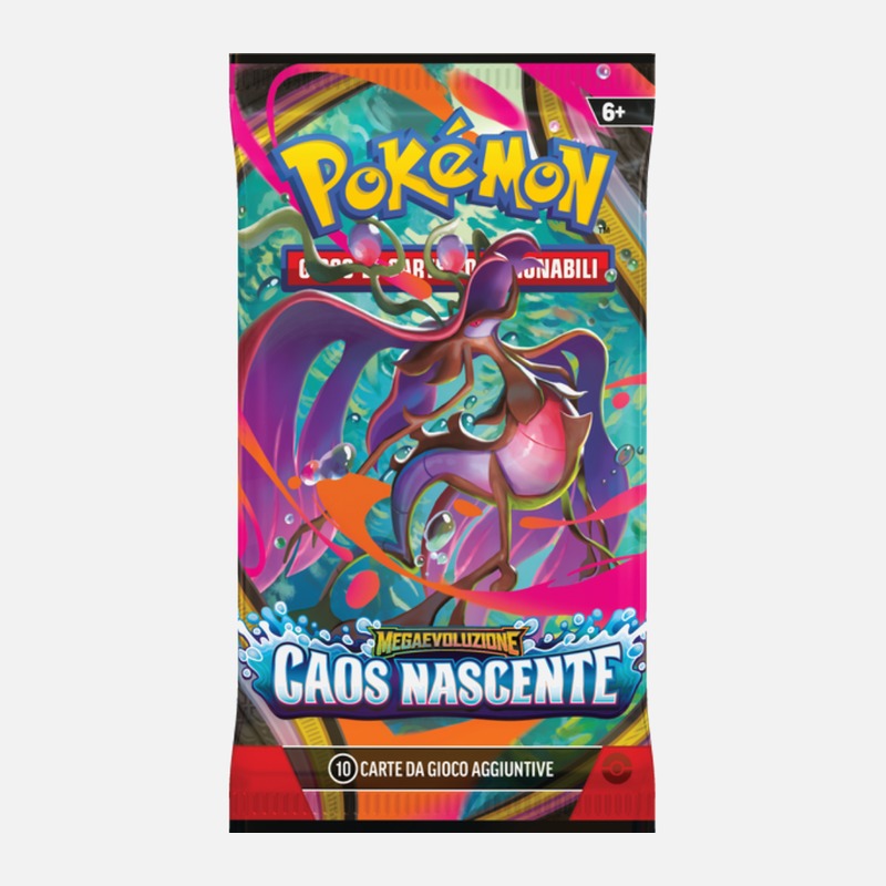 Pokémon Caos Nascente Bustina 10 Carte Mega Evoluzione ITA