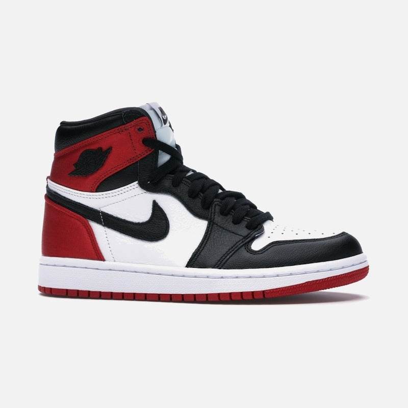 Jordan 1 Retro High Satin Black Toe (women's)