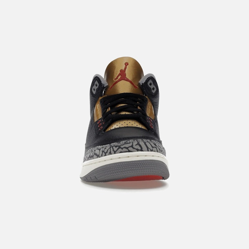 Jordan 3 Retro Black Cement Gold