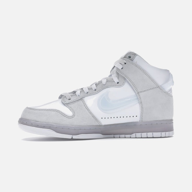 nike dunk high slam jam white pure platinum
