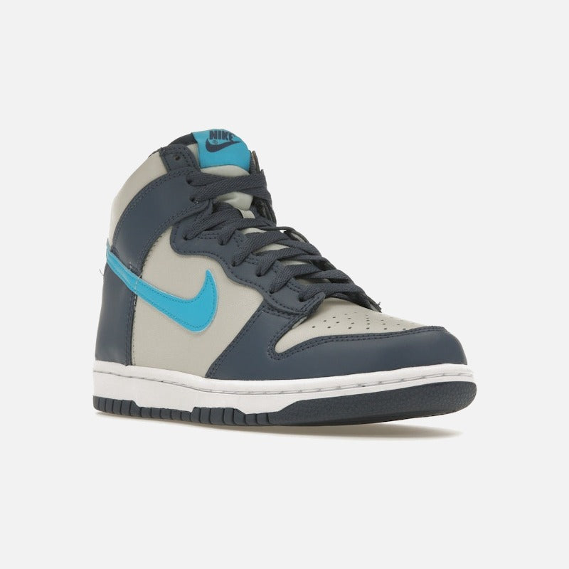 nike dunk high light bone diffused blue (gs)