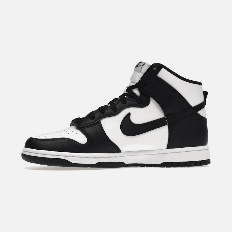 nike dunk high black white (2021)