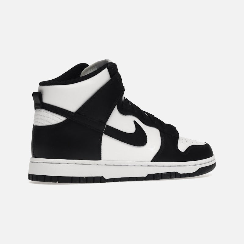 nike dunk high black white (2021)