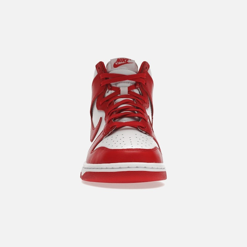 Nike dunk high championship white red