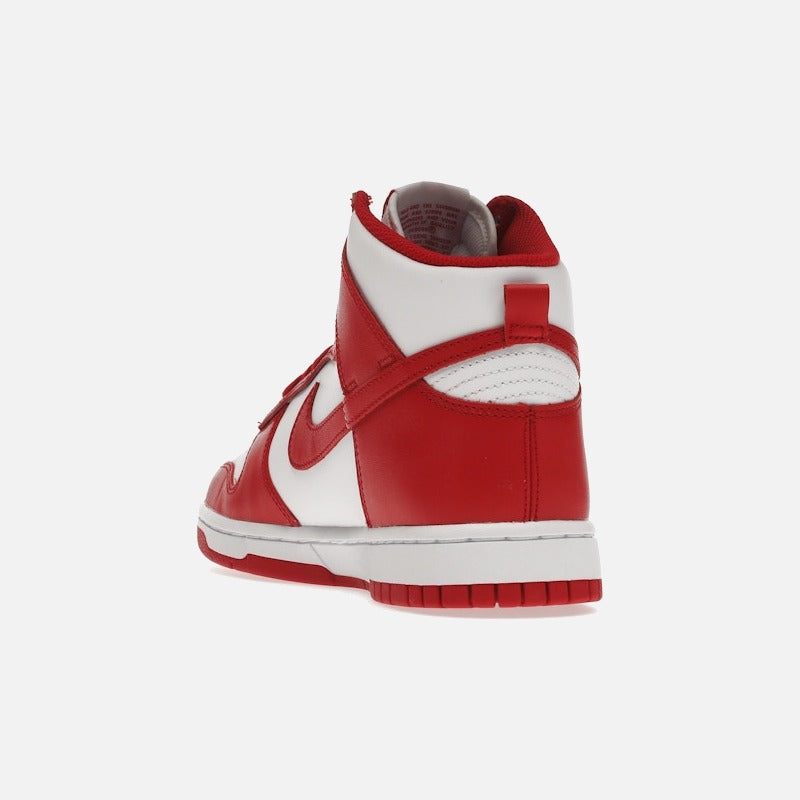 Nike dunk high championship white red