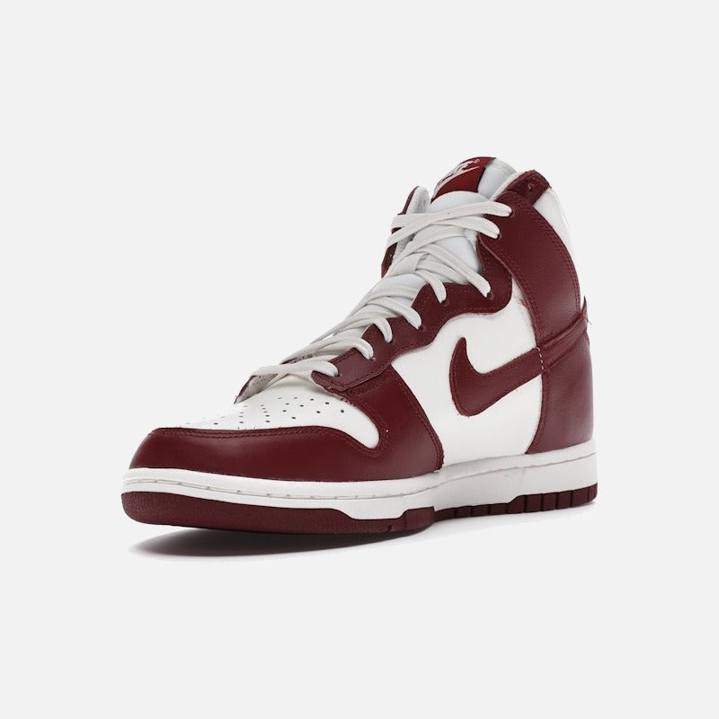 Nike Dunk High Sail Team Red