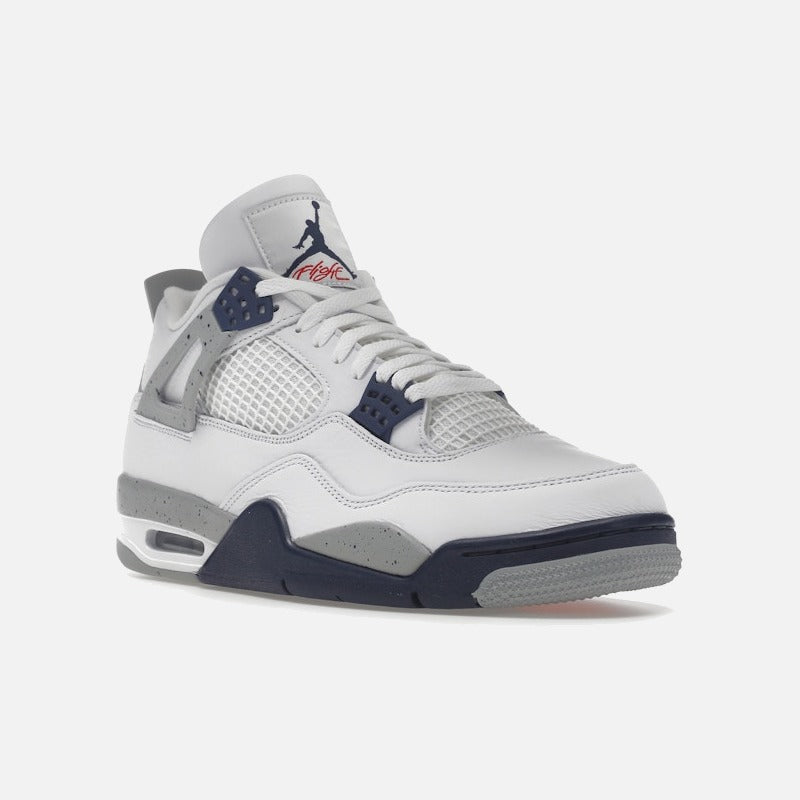 jordan 4 retro white midnight navy