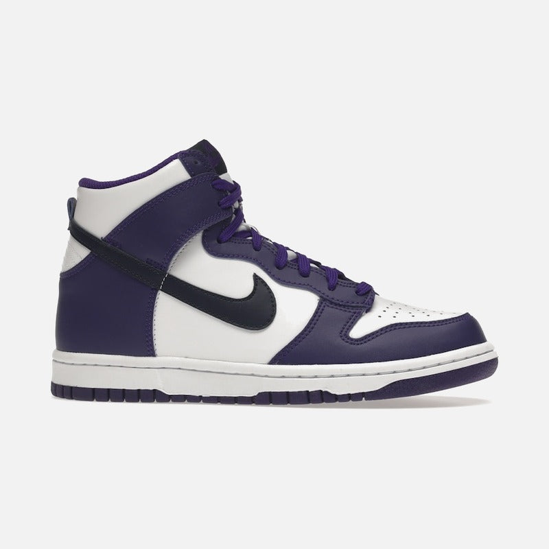 nike dunk high electro purple midnght navy (gs)