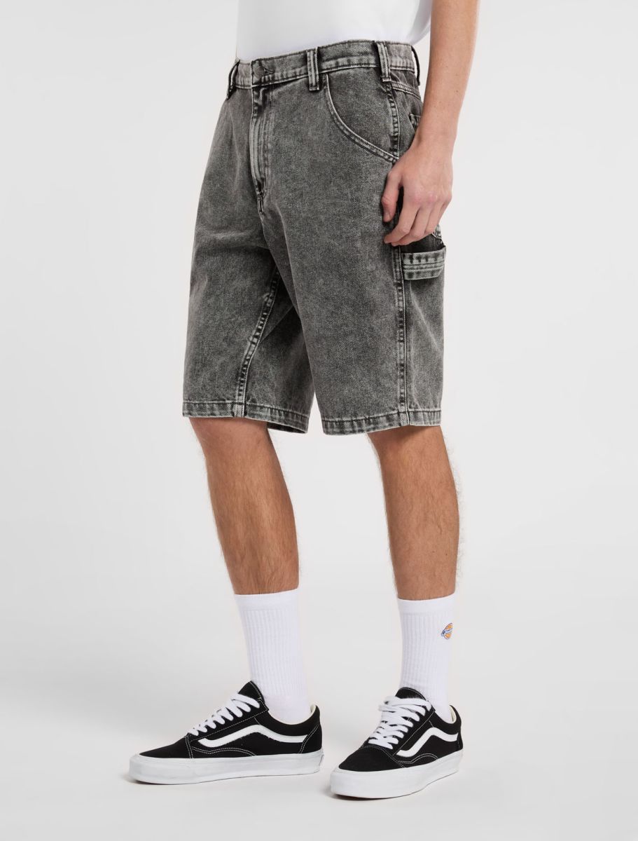 SHORTS DICKIES GARYVILLE DNM LIGHT GRAY WASH, streetwear,, Dickies, 3, ,