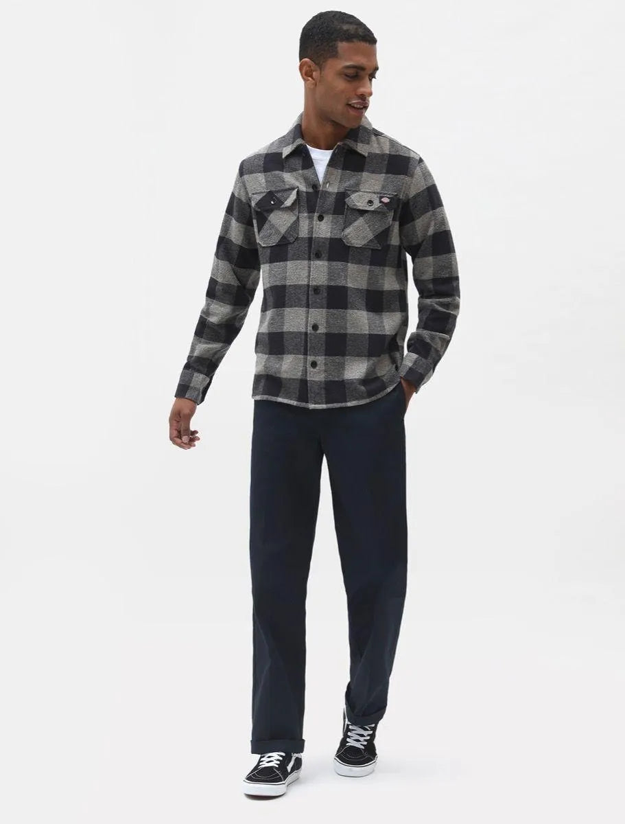 Overshirt Dickies Sacramento Grigio Melange, streetwear,, Dickies, 1, ,