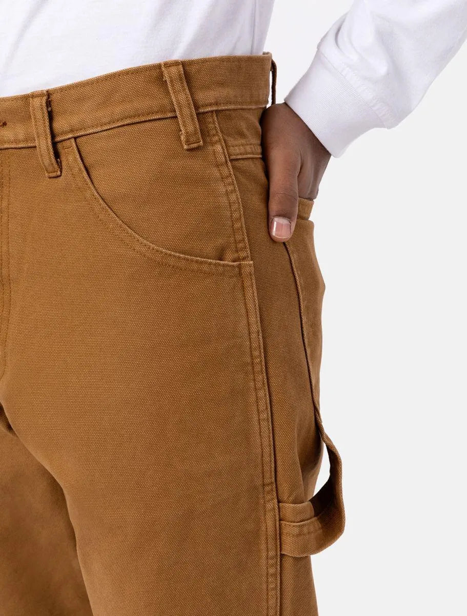 Pantalone Dickies Carpenter Stone Washed Brown Duck, streetwear,, Dickies, 3, ,