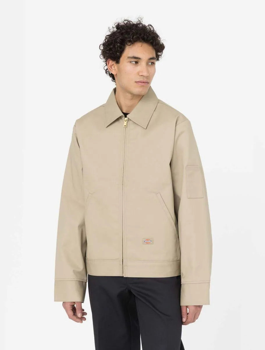Giacca Dickies Lined Eisenhower Rec Khaki, streetwear,DK0A4XK4KHK1, Dickies, 1, 196248269009,