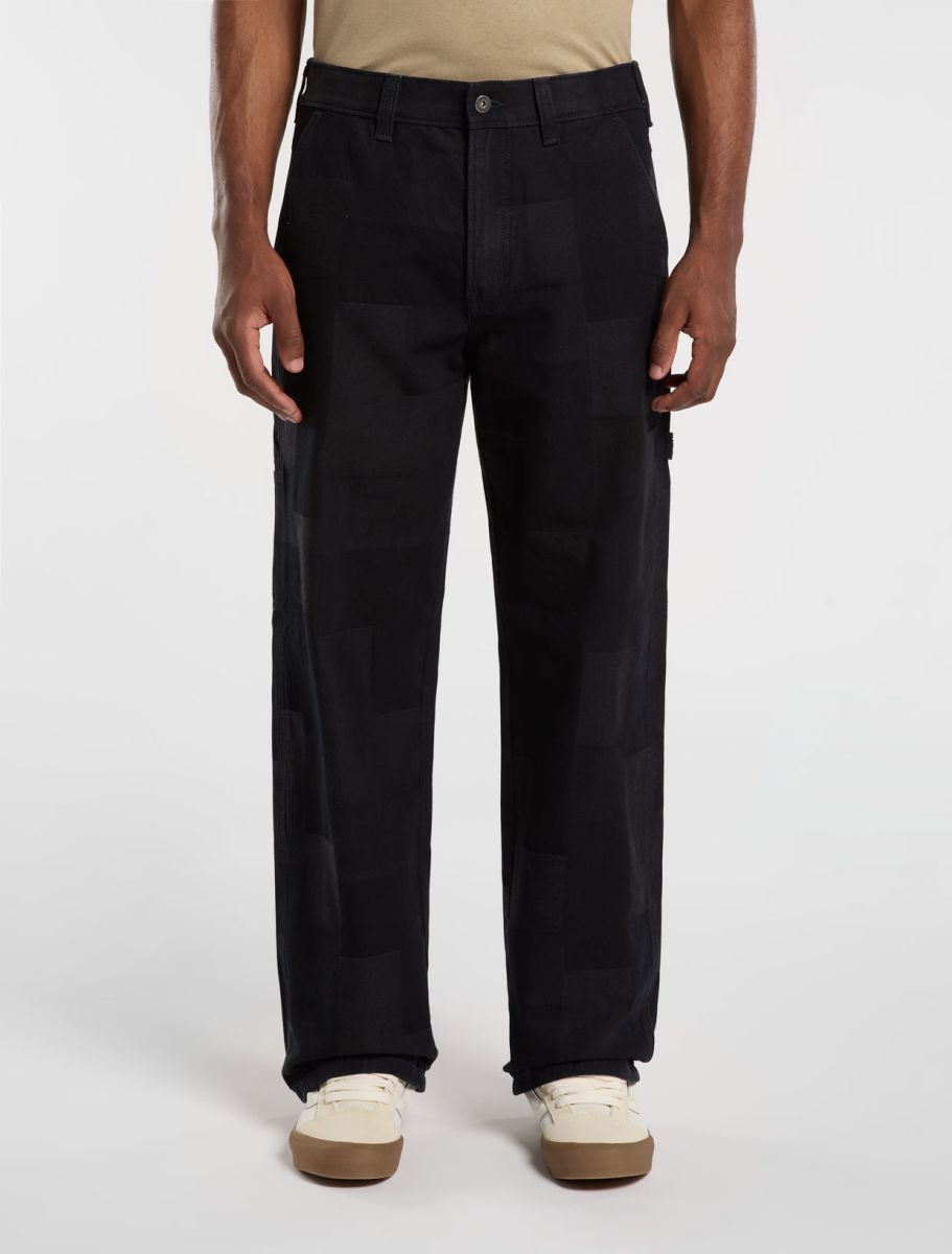 PANTALONE DICKIES JACQUARD CARPENTER PANT RINSED, streetwear,DK0A4Z7GRIN132, Dickies, 1, 196011946373,