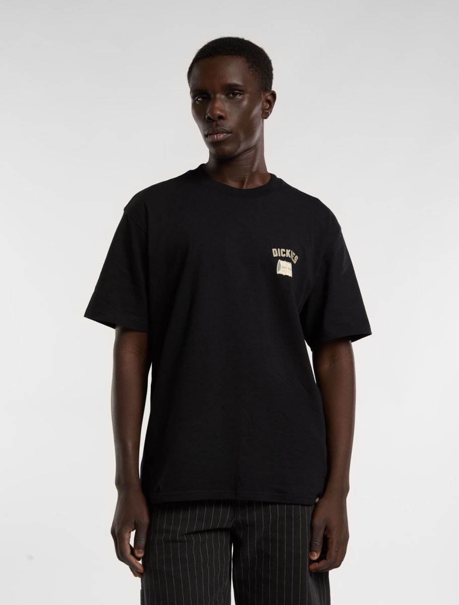 T-SHIRT DICKIES SERVICE CREW BLACK, streetwear,, Dickies, 2, ,