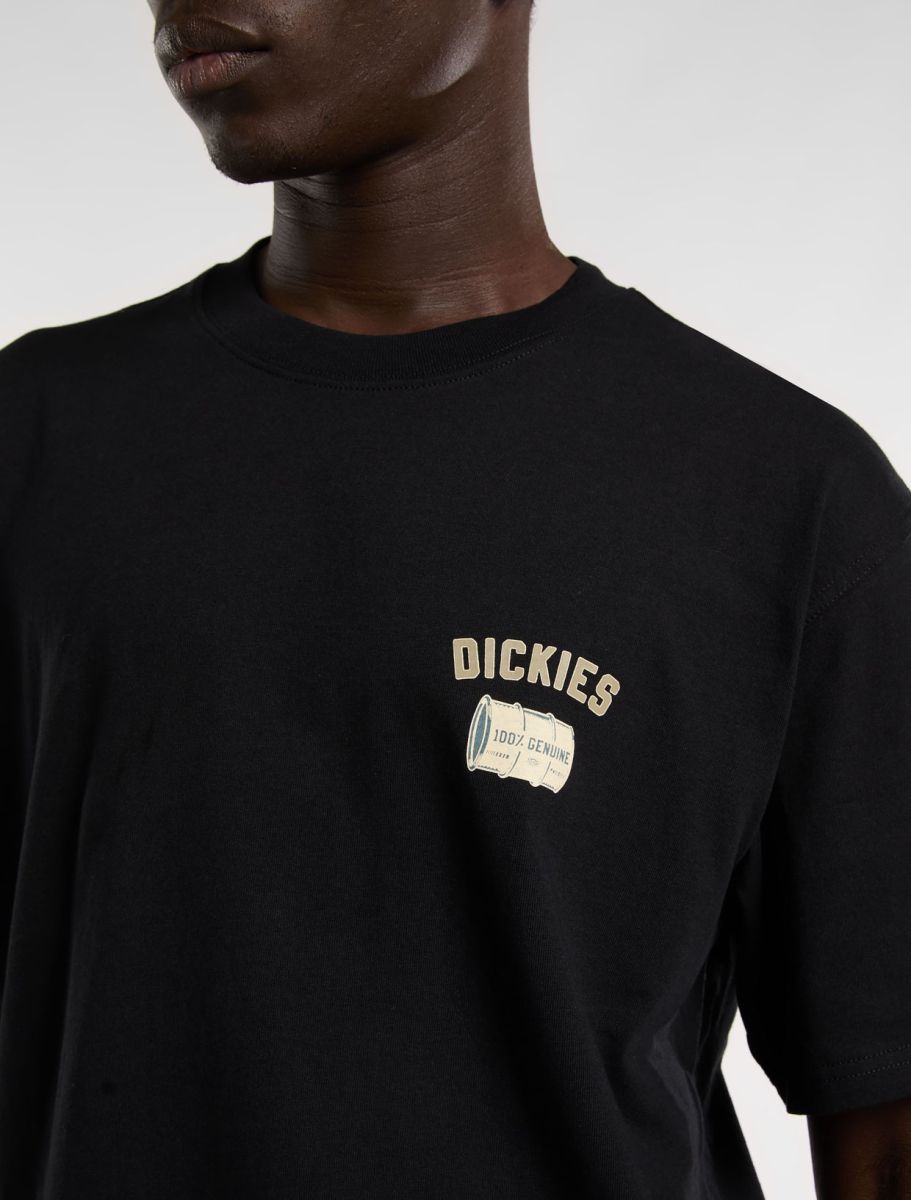 T-SHIRT DICKIES SERVICE CREW BLACK, streetwear,, Dickies, 4, ,