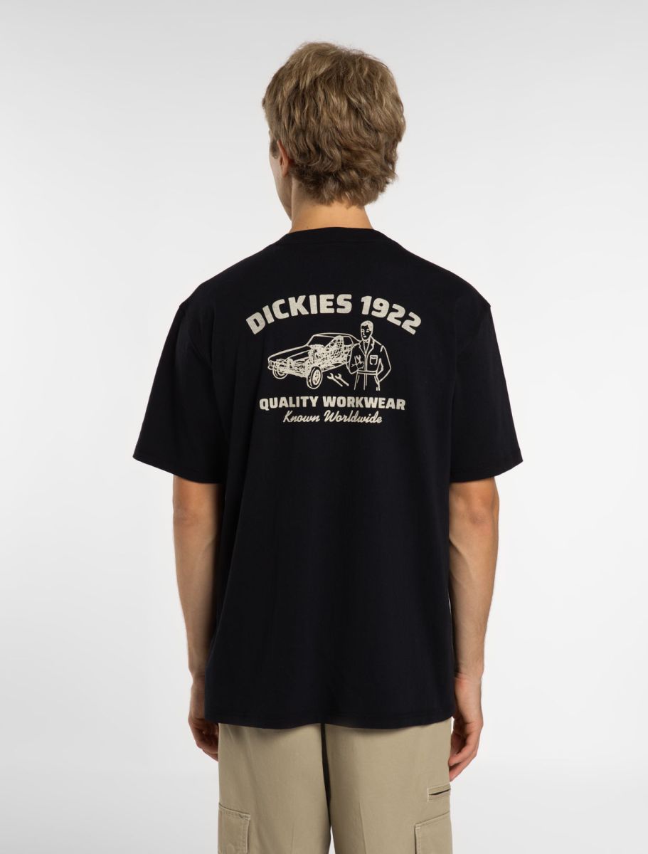 T-SHIRT DICKIES MECHANIC SS BLACK, streetwear,DK0A4Z96BLK1, Dickies, 1, 196011932437,