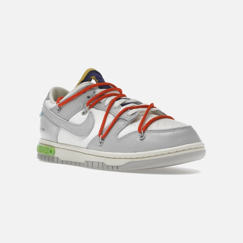 nike dunk low off-white lot 23