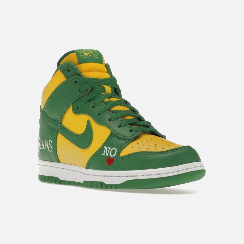 nike sb dunk high supreme by any means brazil