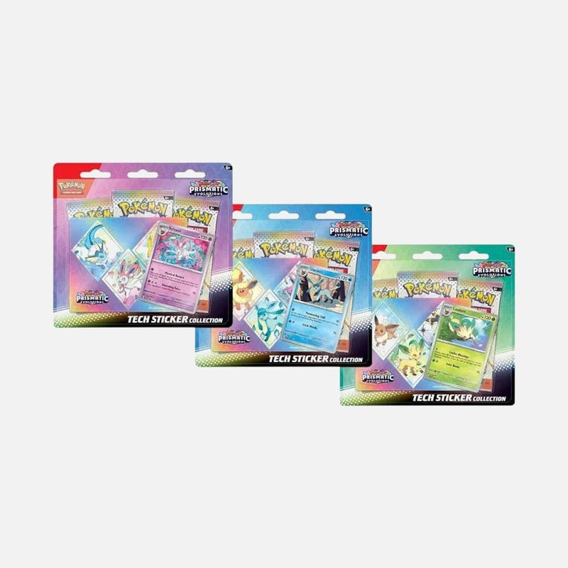 Pokémon Evoluzioni Prismatiche Collezione con Adesivo - ITA 3x lot