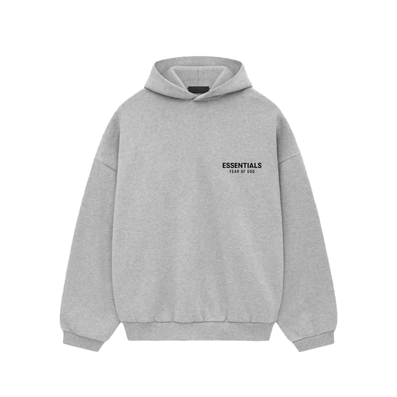 Fear of God Essentials Fleece Hoodie Light Heather Gray