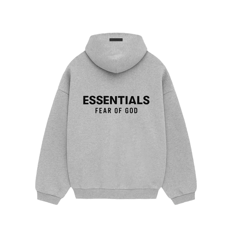 Fear of God Essentials Fleece Hoodie Light Heather Gray