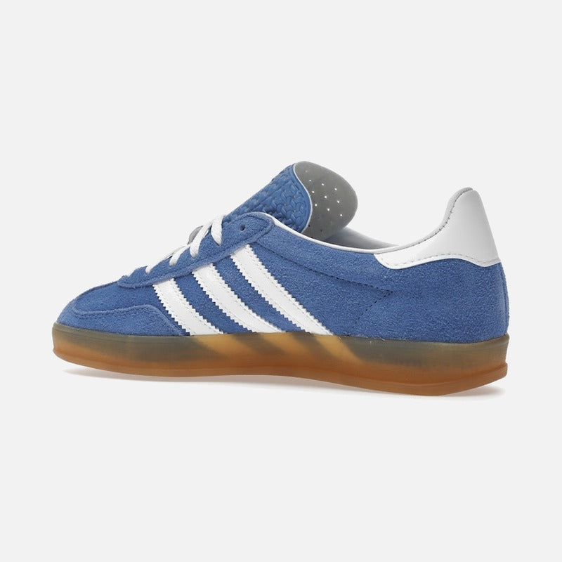 adidas gazelle indoor blue fusion gum (women's)